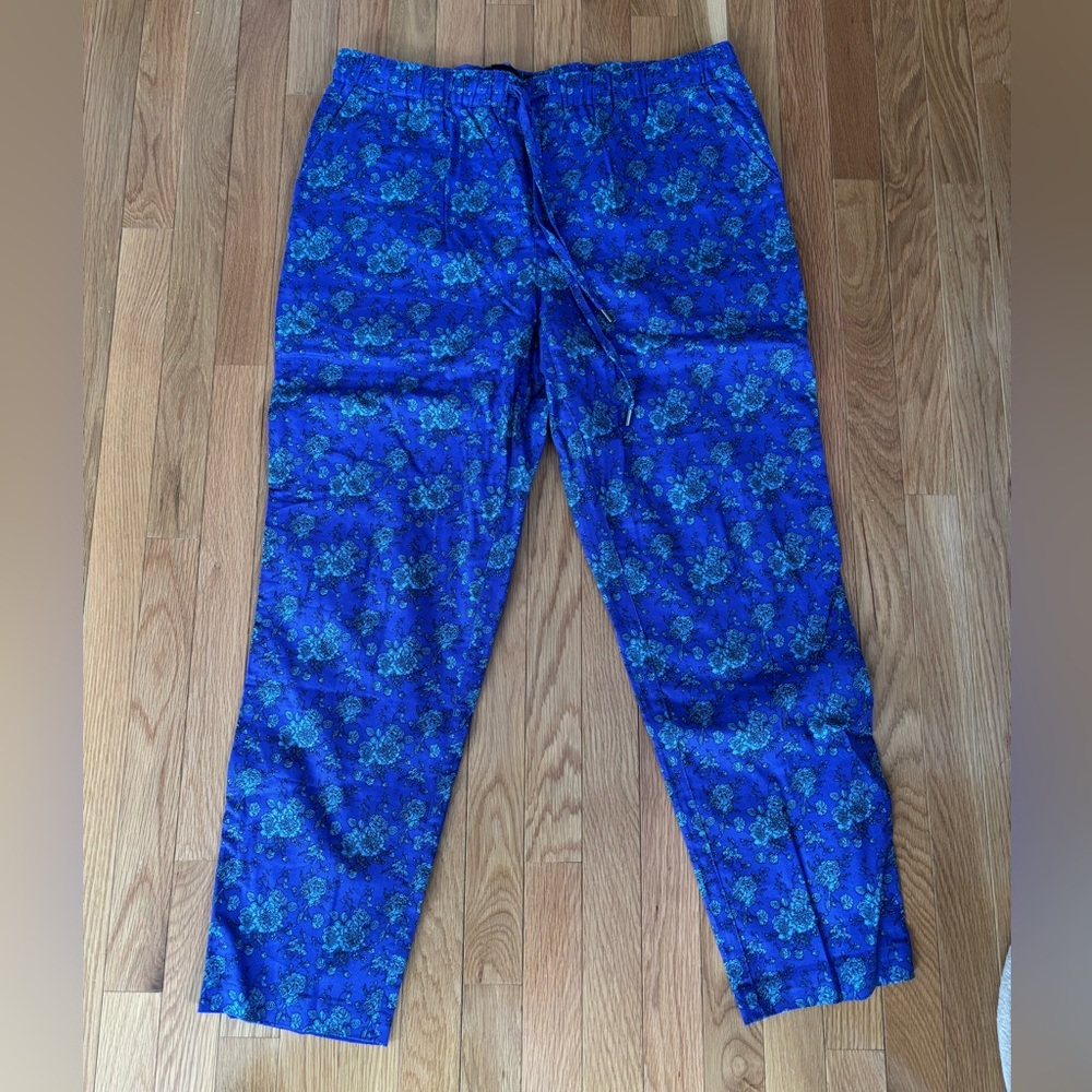 Wildfang Purple Floral Pant Size XL